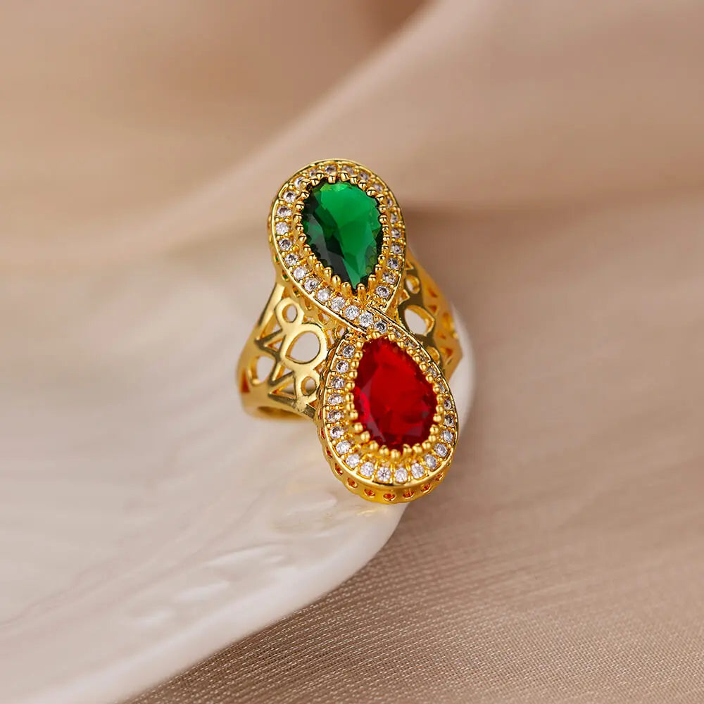 Waterdrop Crown Ring