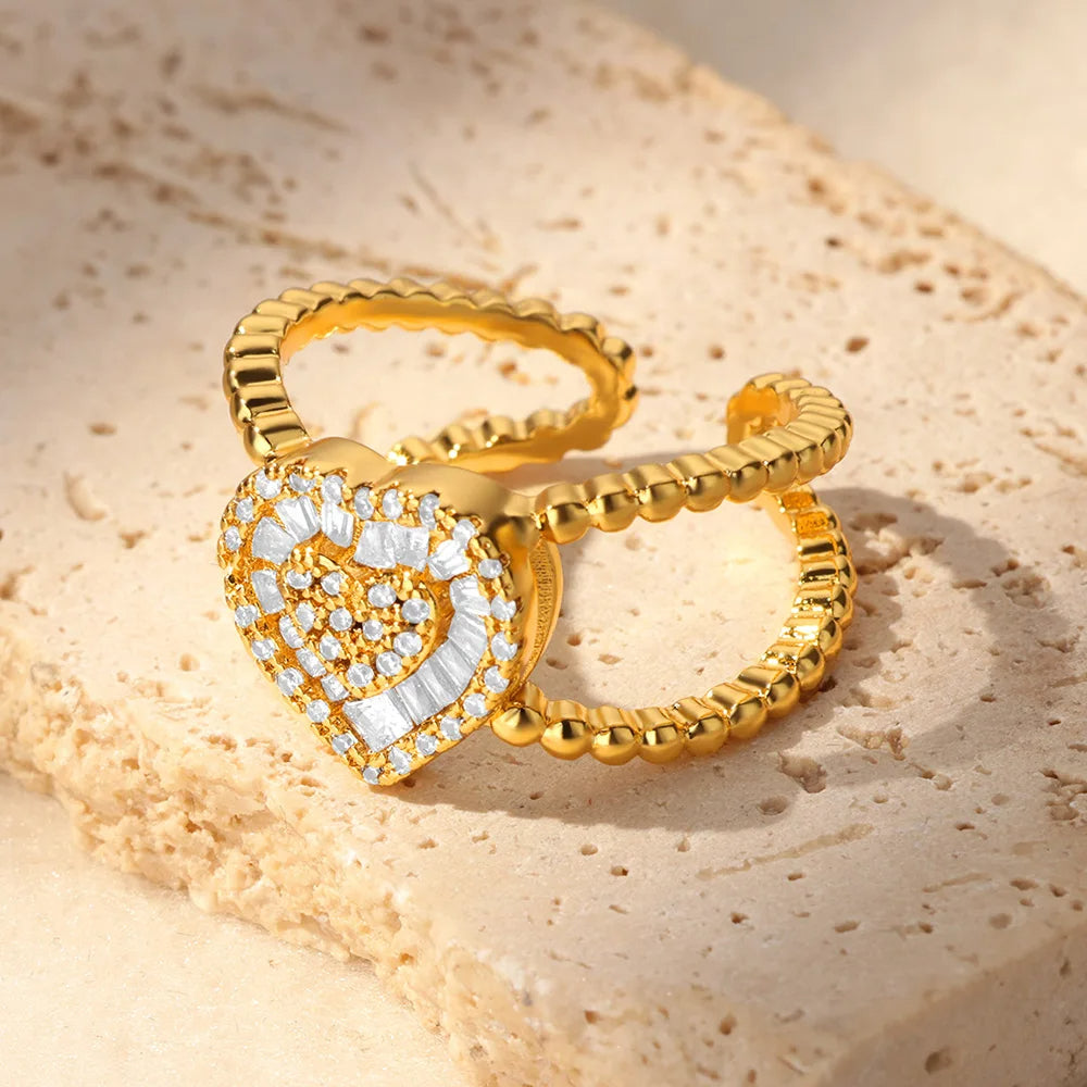 Gold Heart Ring