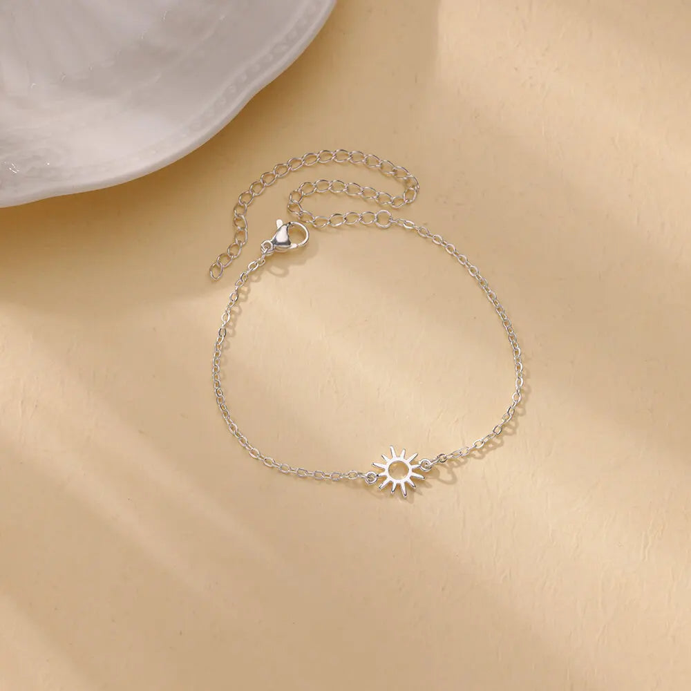 Vintage Sun Ankle Bracelet