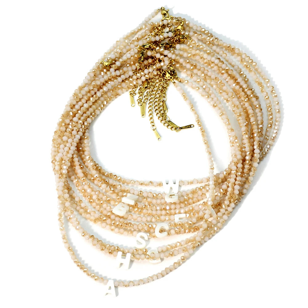 Shell Letter Necklace