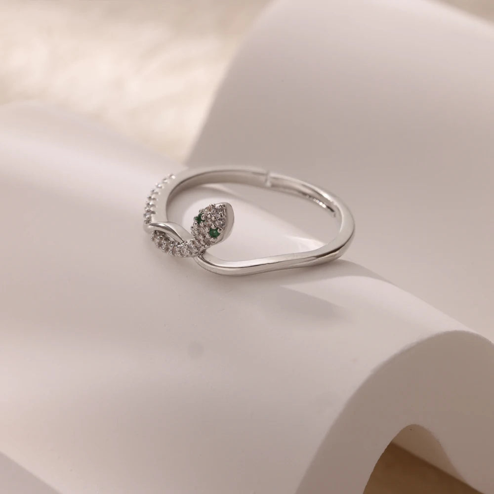 Stainless Steel Snake Ring