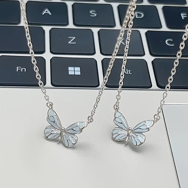 Luminous Butterfly Necklace
