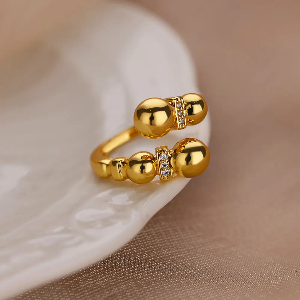 Round Beaded Ring