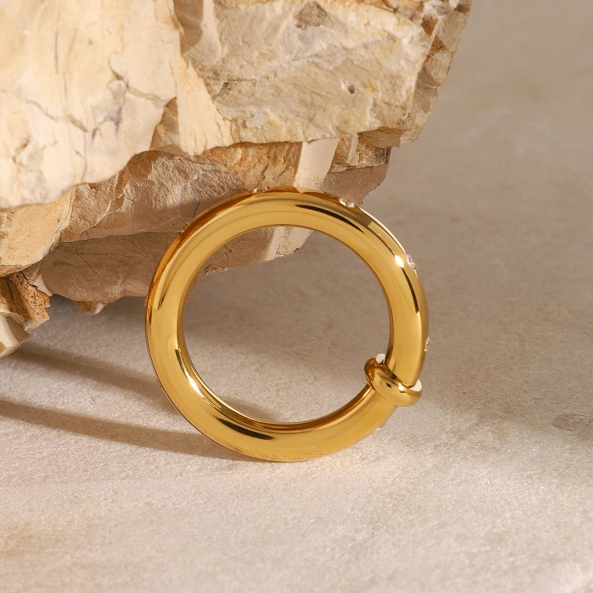 Plain Rhinestone Ring