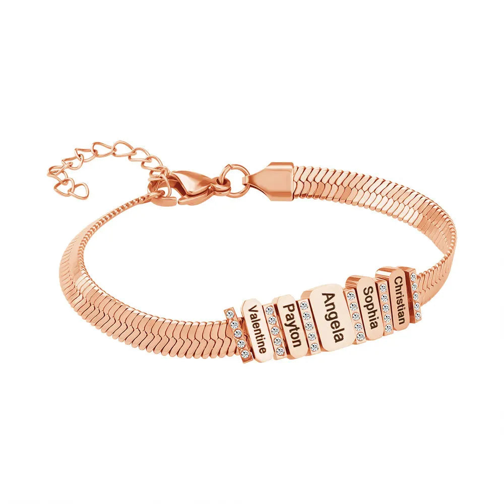 Personalized Name Beaded Bracelet