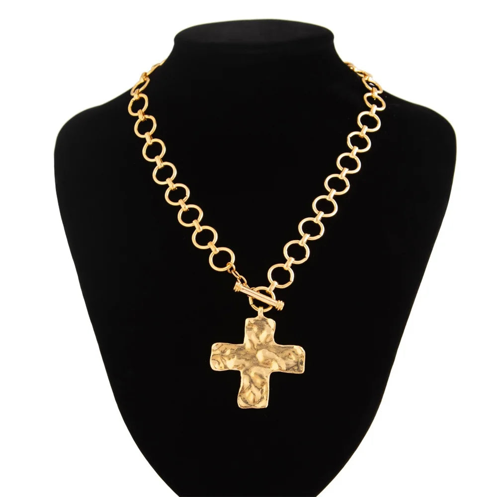 Chunky Cross Necklace