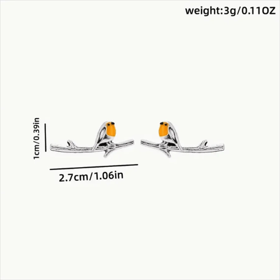 Robin Bird Earrings