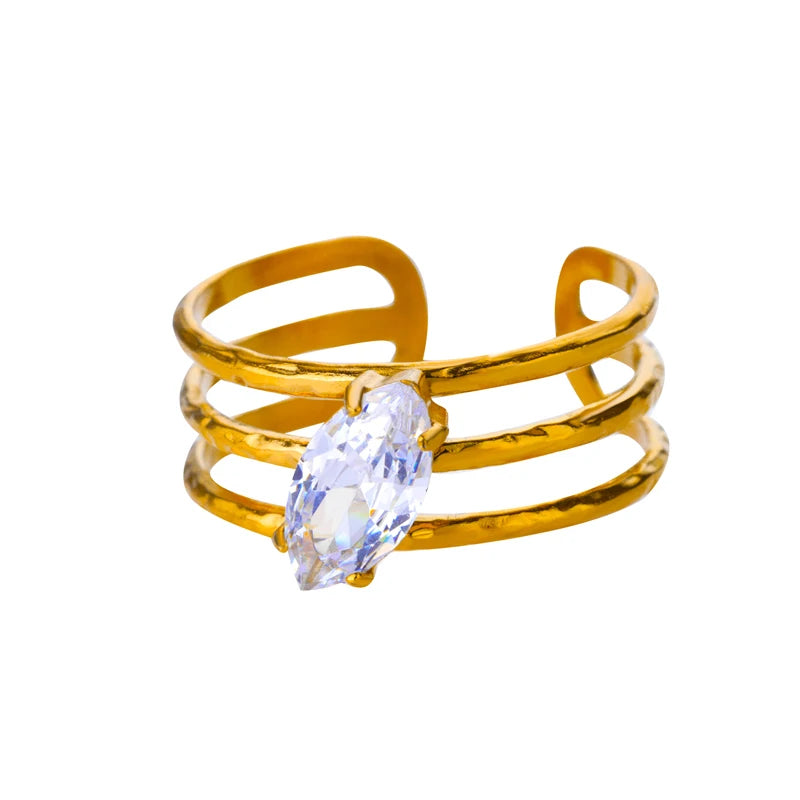 Zirconia Multilayer Ring
