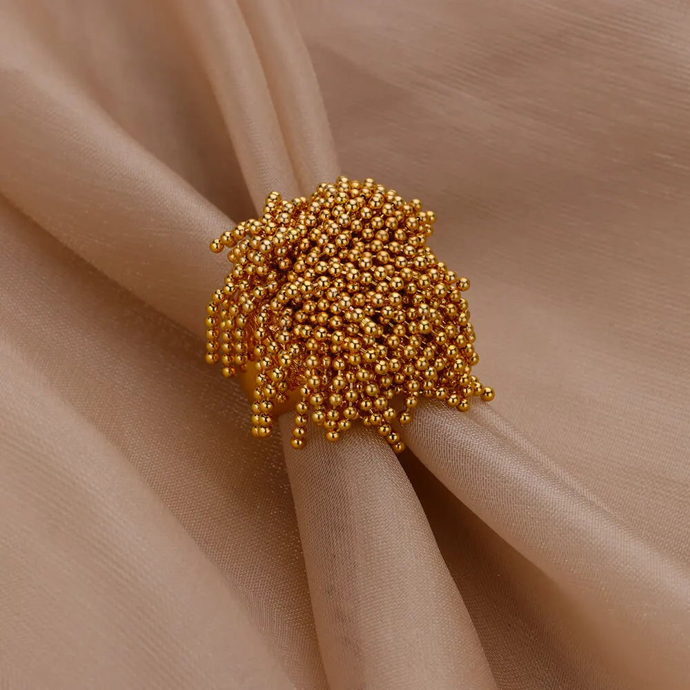 Adjustable Beaded Ring