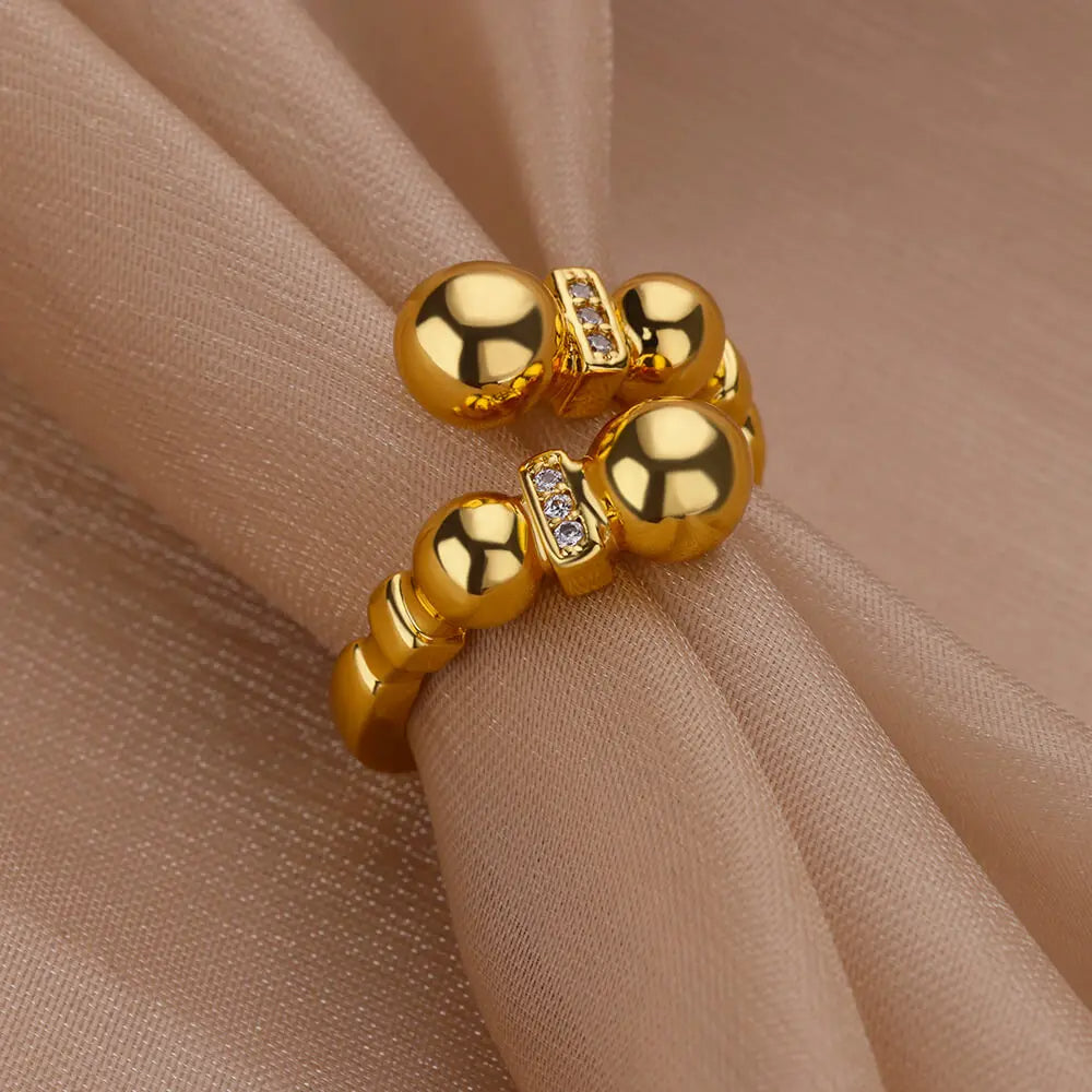 Round Beaded Ring