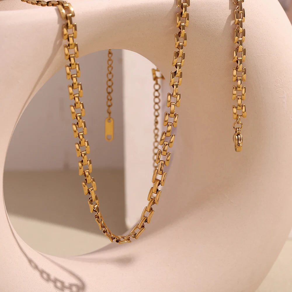 Gold Square Bracelet