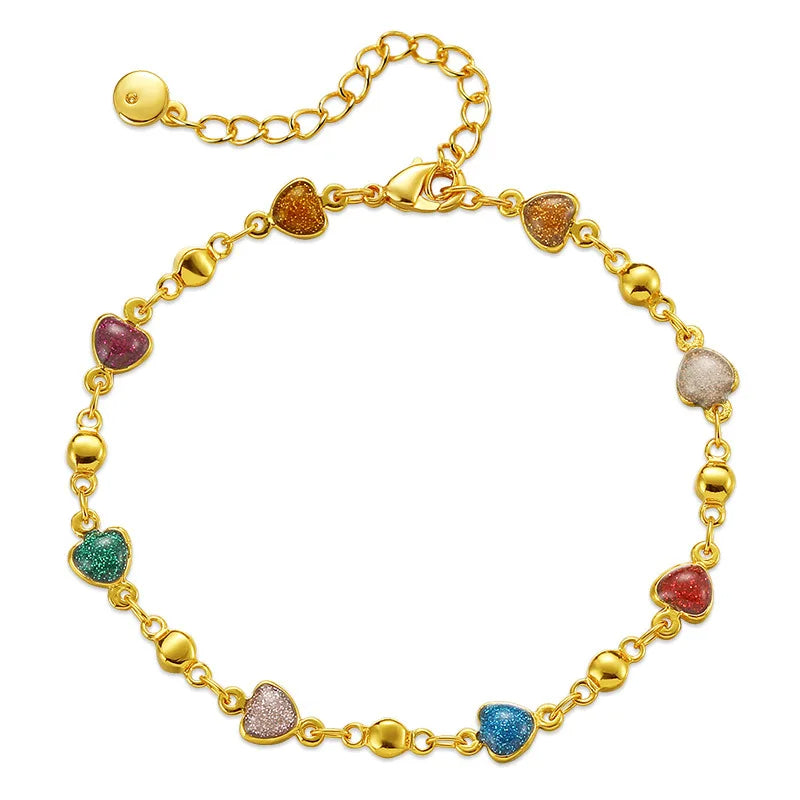 Colorful Heart Bracelet