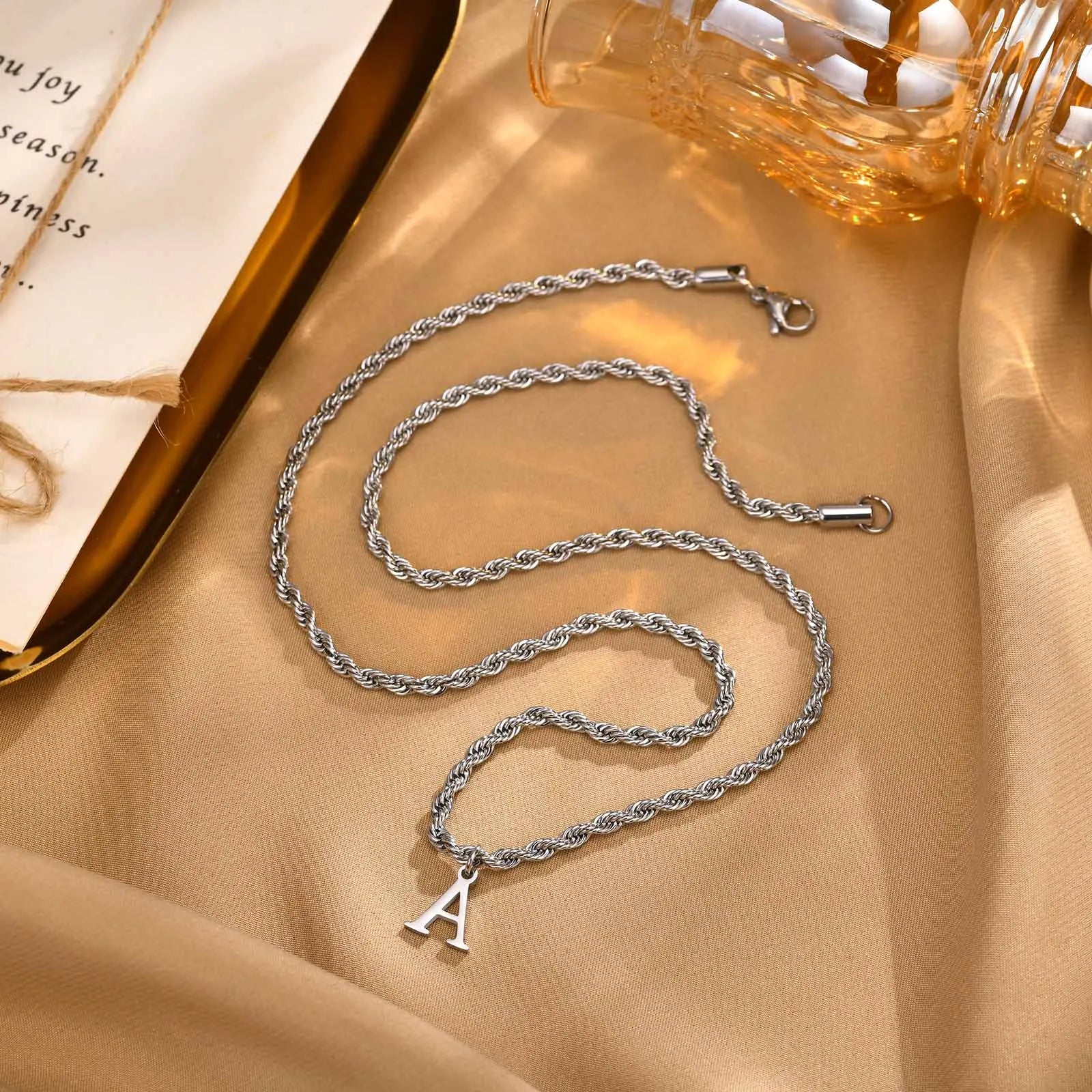 Alphabet Charm Necklace