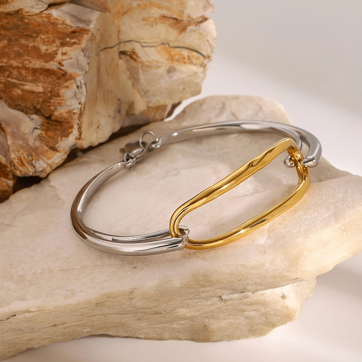 Oval Hollow Bracelet