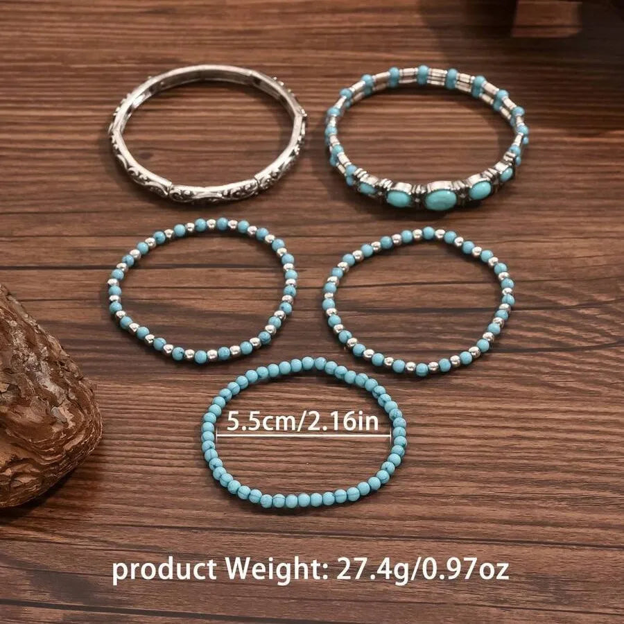 5 PCS Boho Bracelet Set