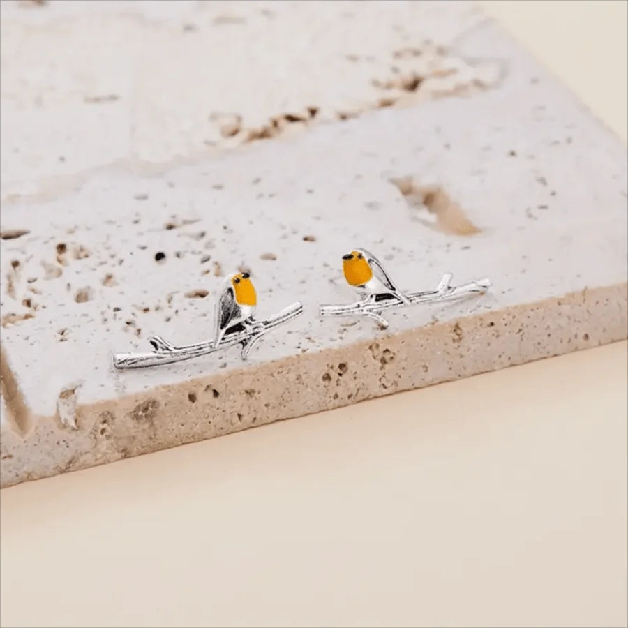 Robin Bird Earrings