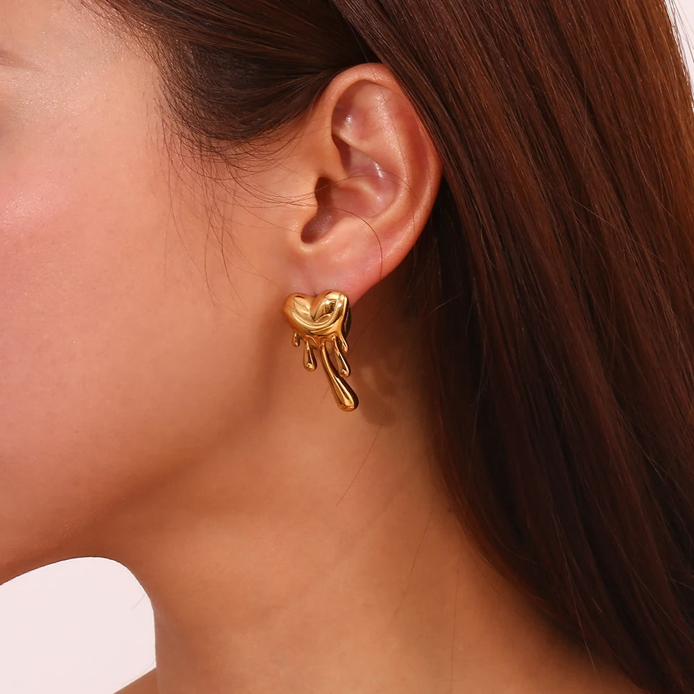 Melting Heart Earrings