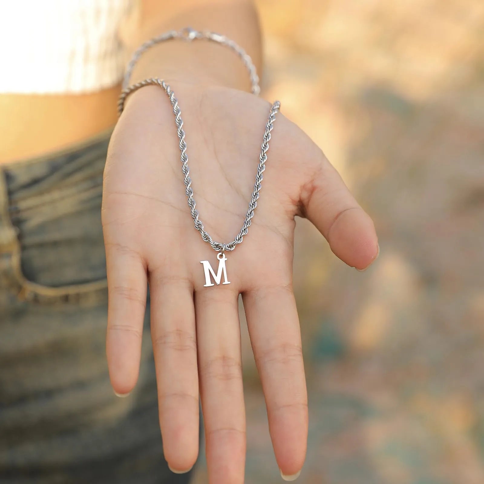 Alphabet Charm Necklace