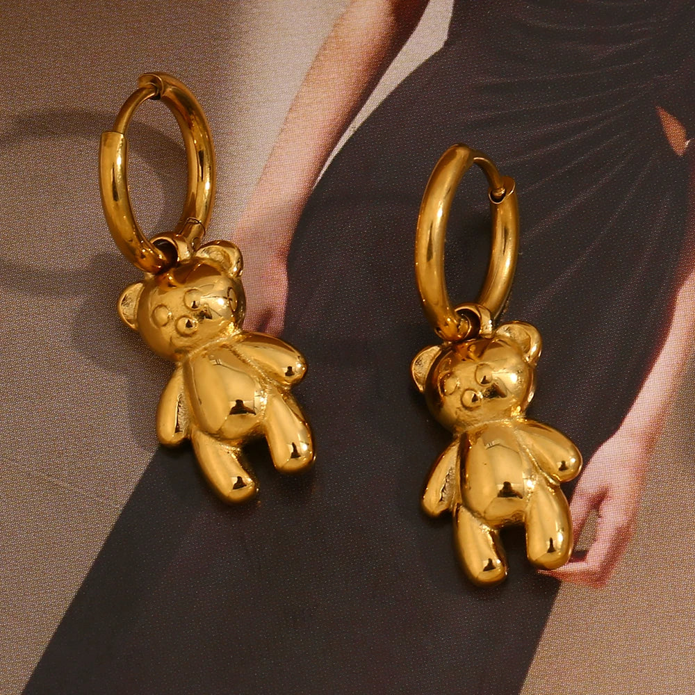 Teddy Bear Earrings