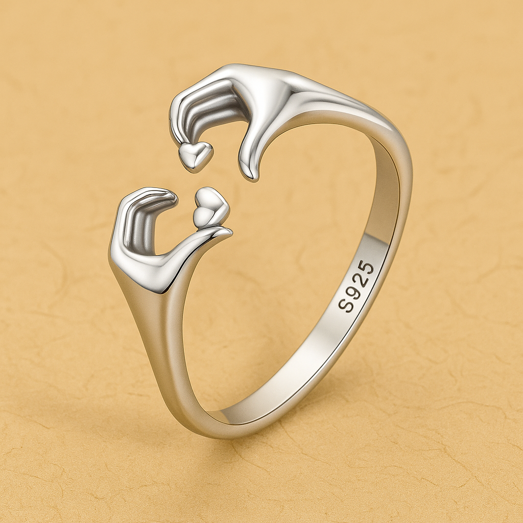Hands of Hearts Ring