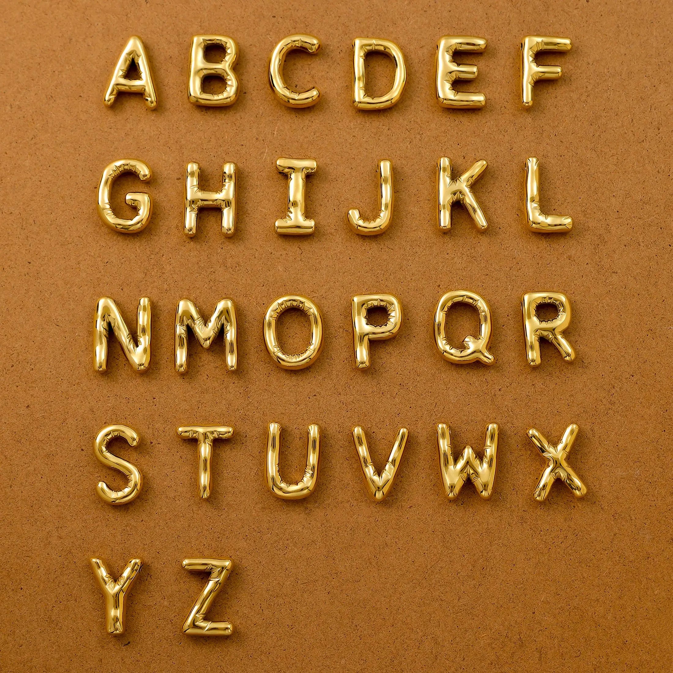 Bubble Initial Necklace