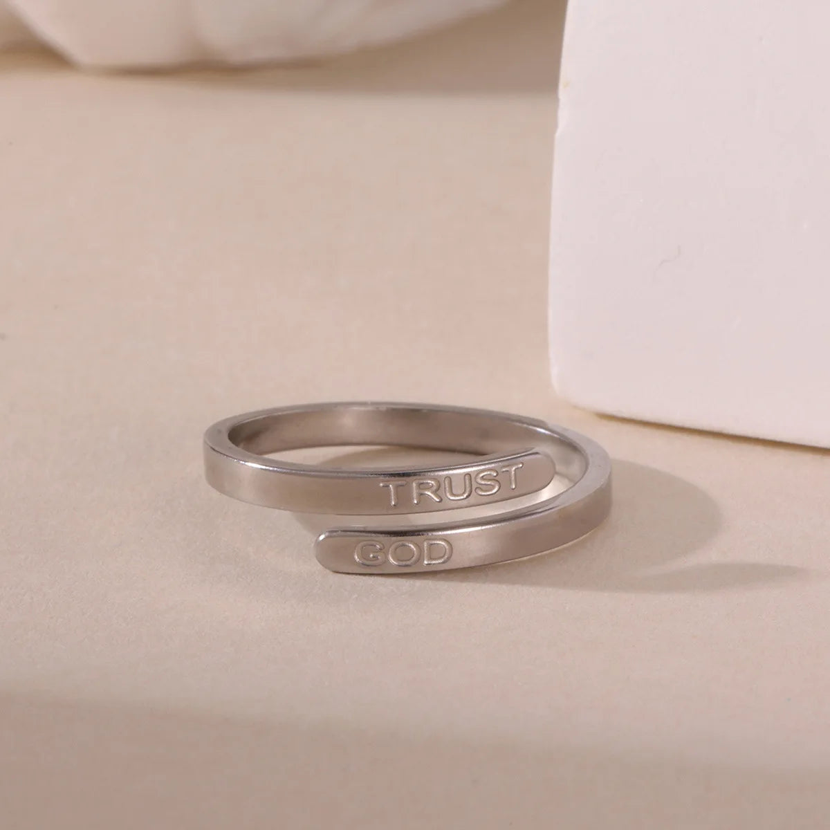 Trust God Ring