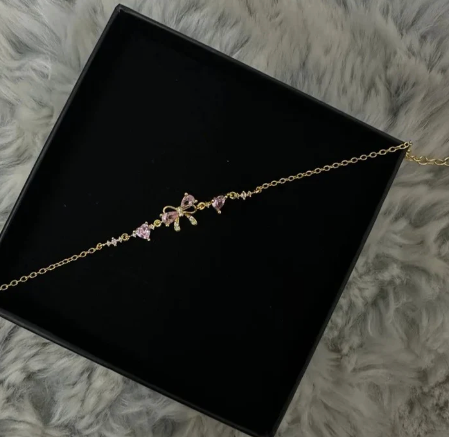 Bowknot Heart Bracelet