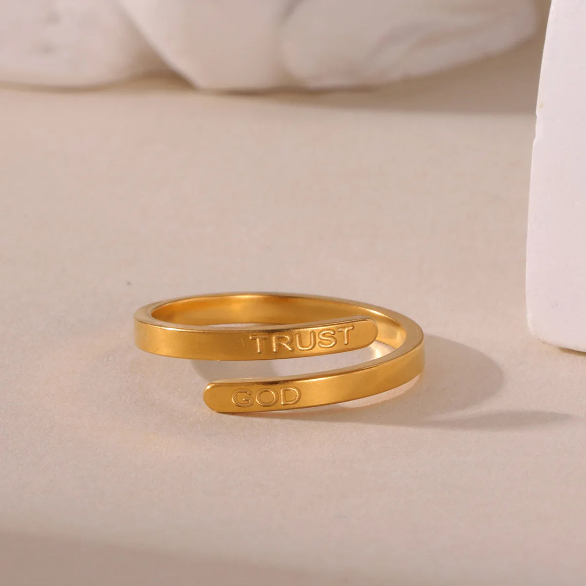 Trust God Ring