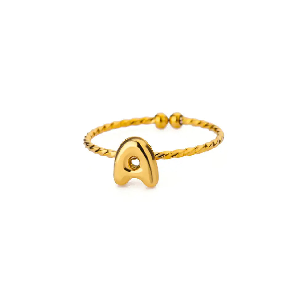 Chunky Balloon Initial Ring