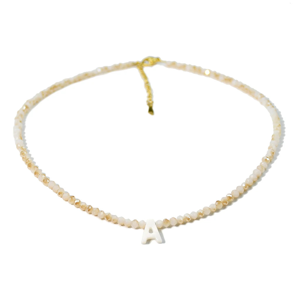 Shell Letter Necklace