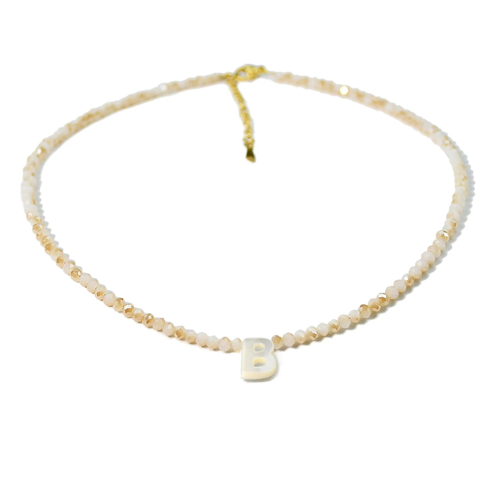 Shell Letter Necklace