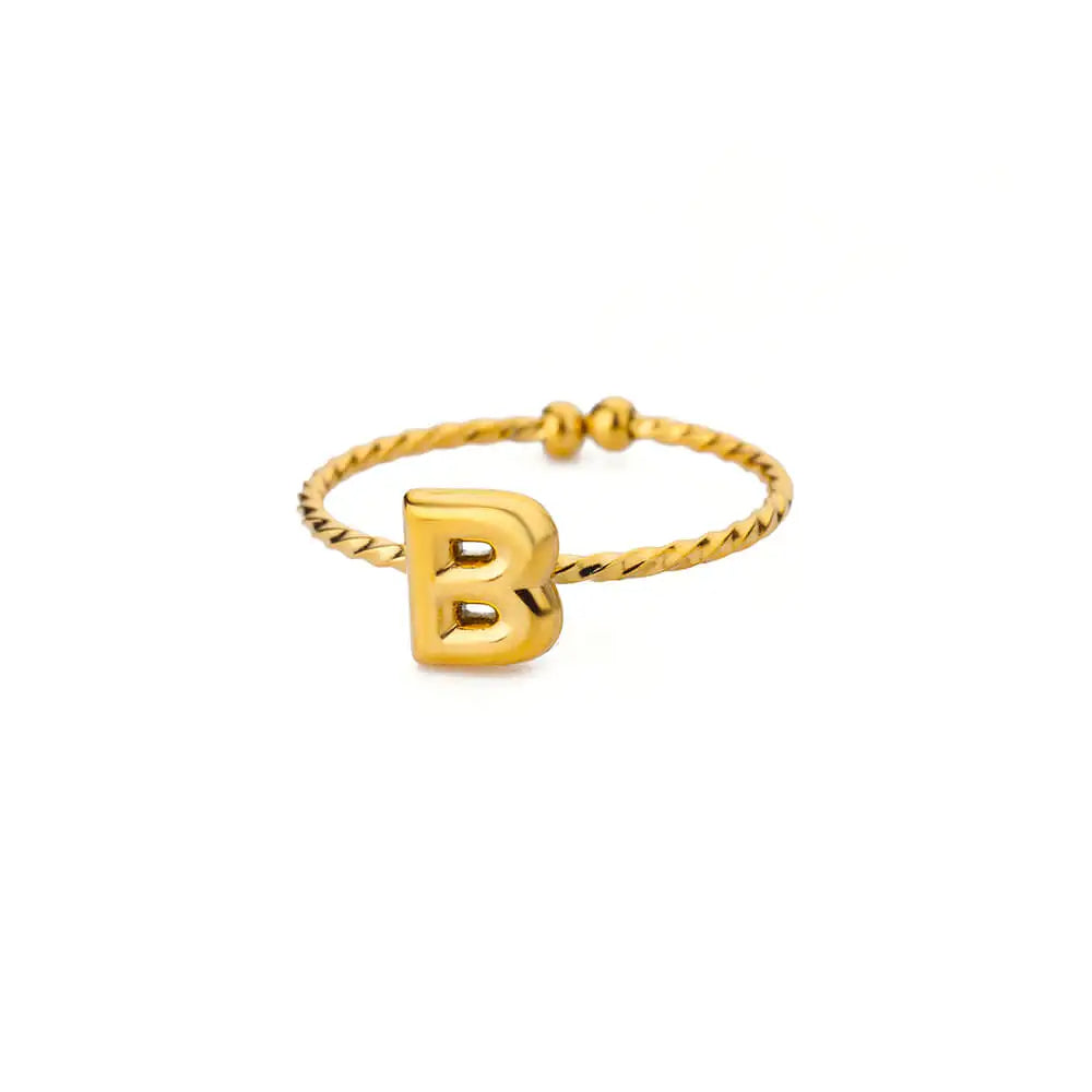 Chunky Balloon Initial Ring