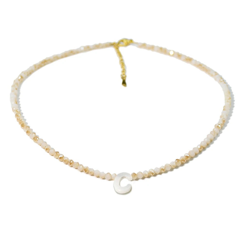 Shell Letter Necklace
