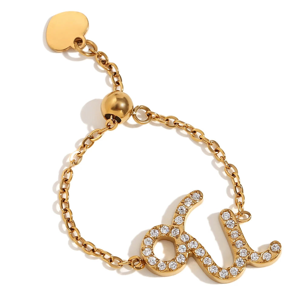 Adjustable Zodiac Sign Ring