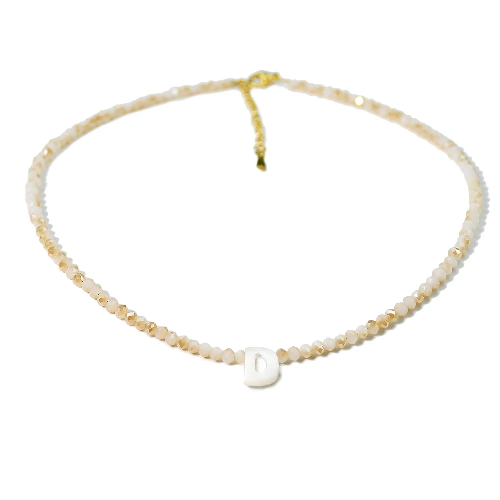Shell Letter Necklace