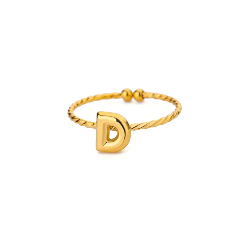 Chunky Balloon Initial Ring