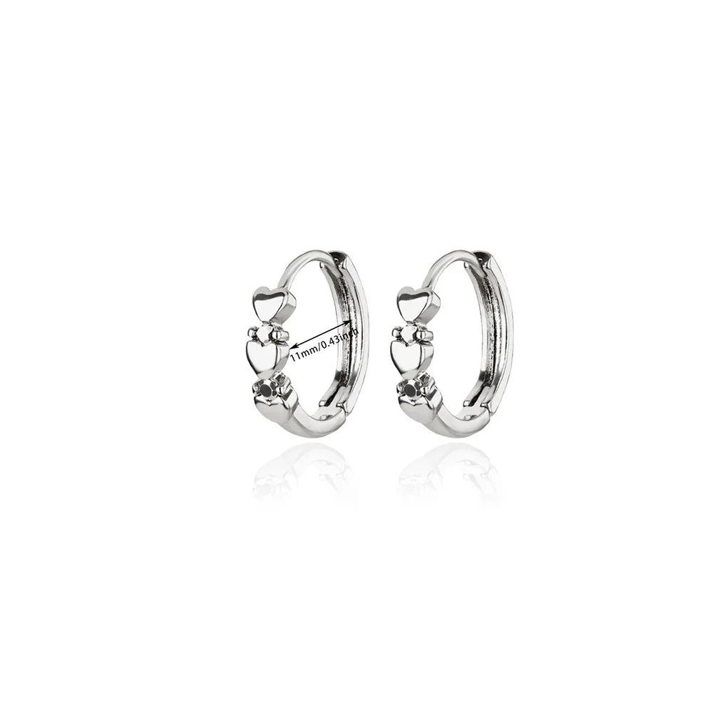 Aesthetic Heart Earrings