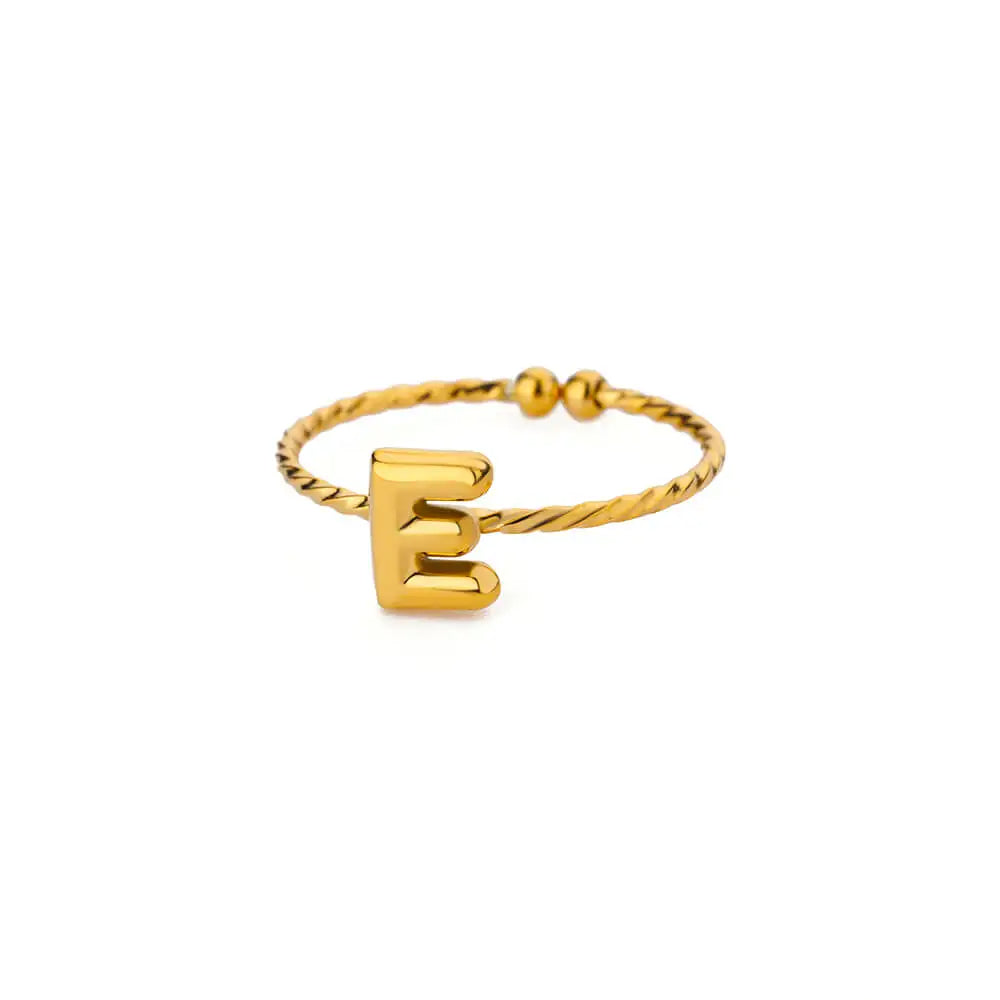 Chunky Balloon Initial Ring