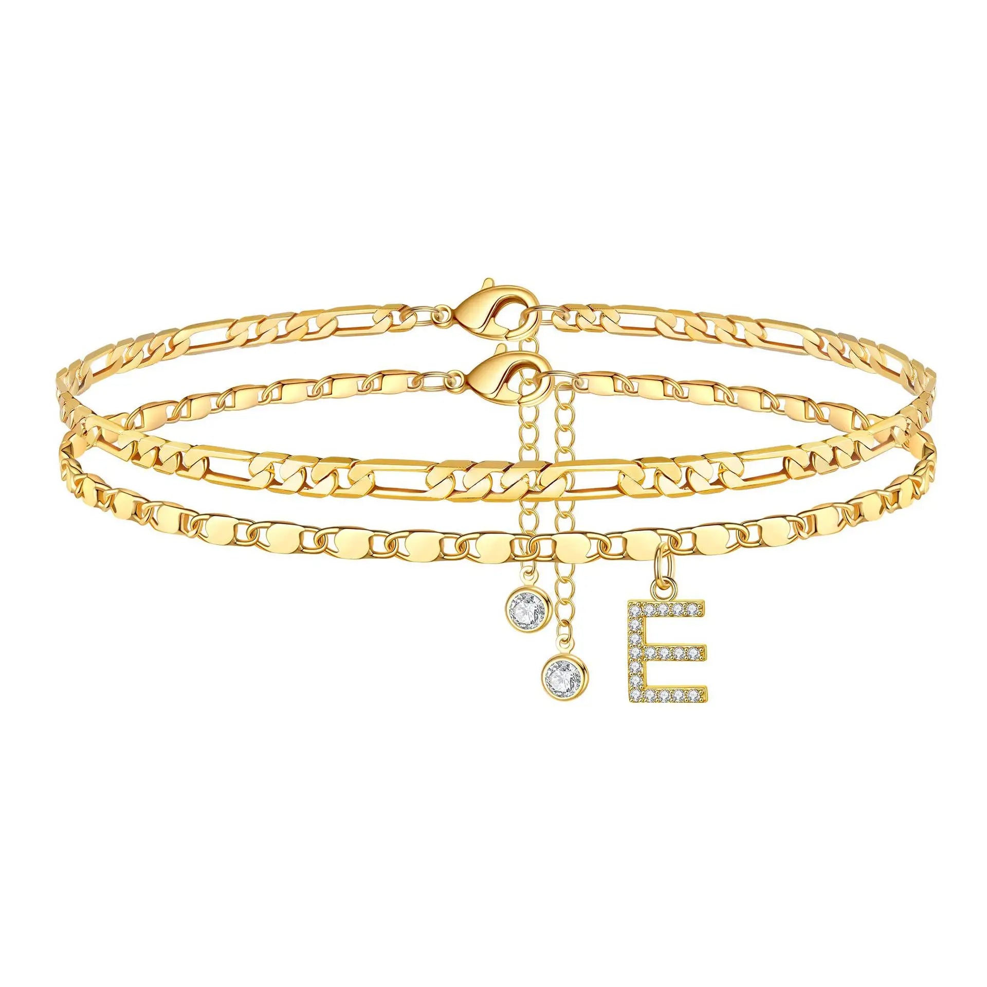 Initial Ankle Bracelet