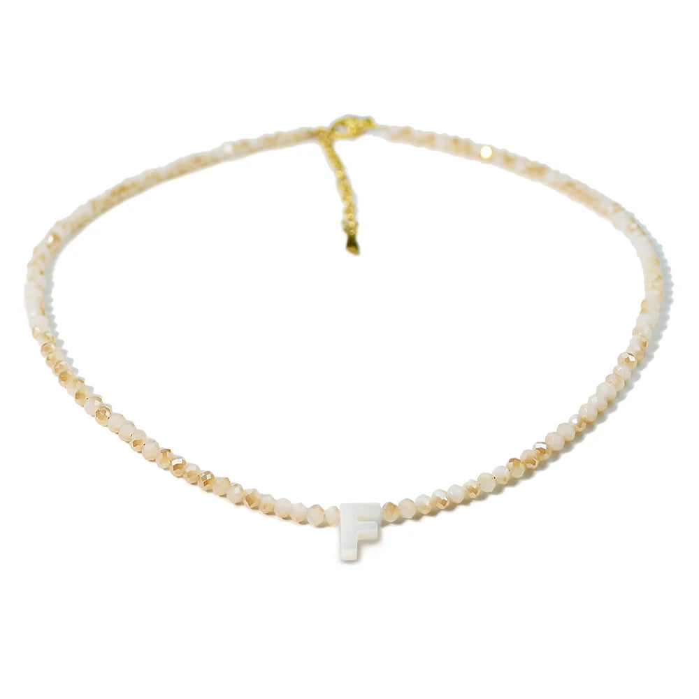 Shell Letter Necklace