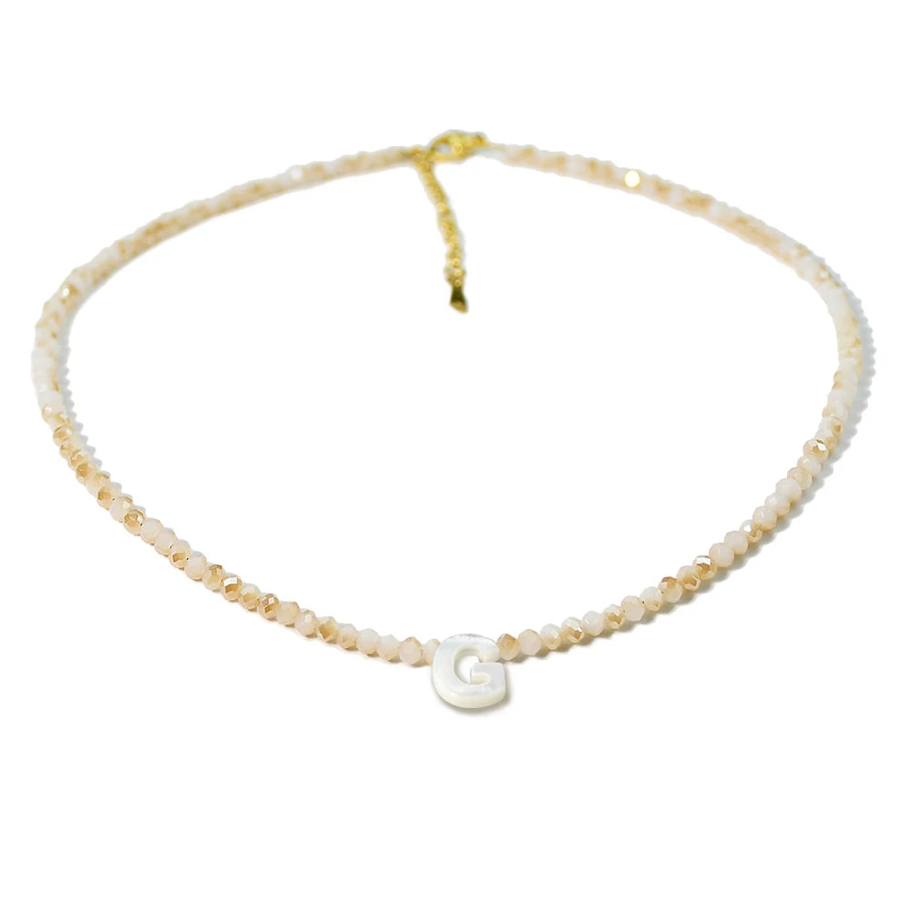 Shell Letter Necklace