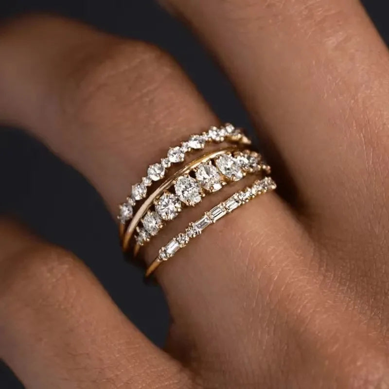 Elegant Rhinestone Ring