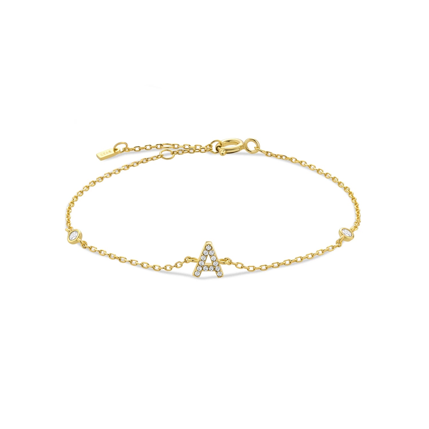 Initial Charm Bracelet