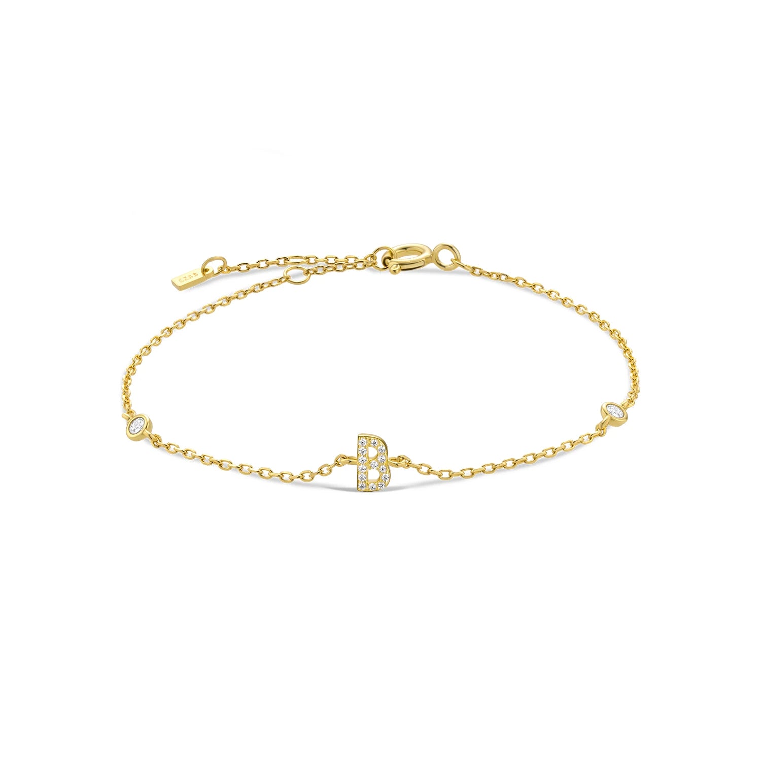 Initial Charm Bracelet
