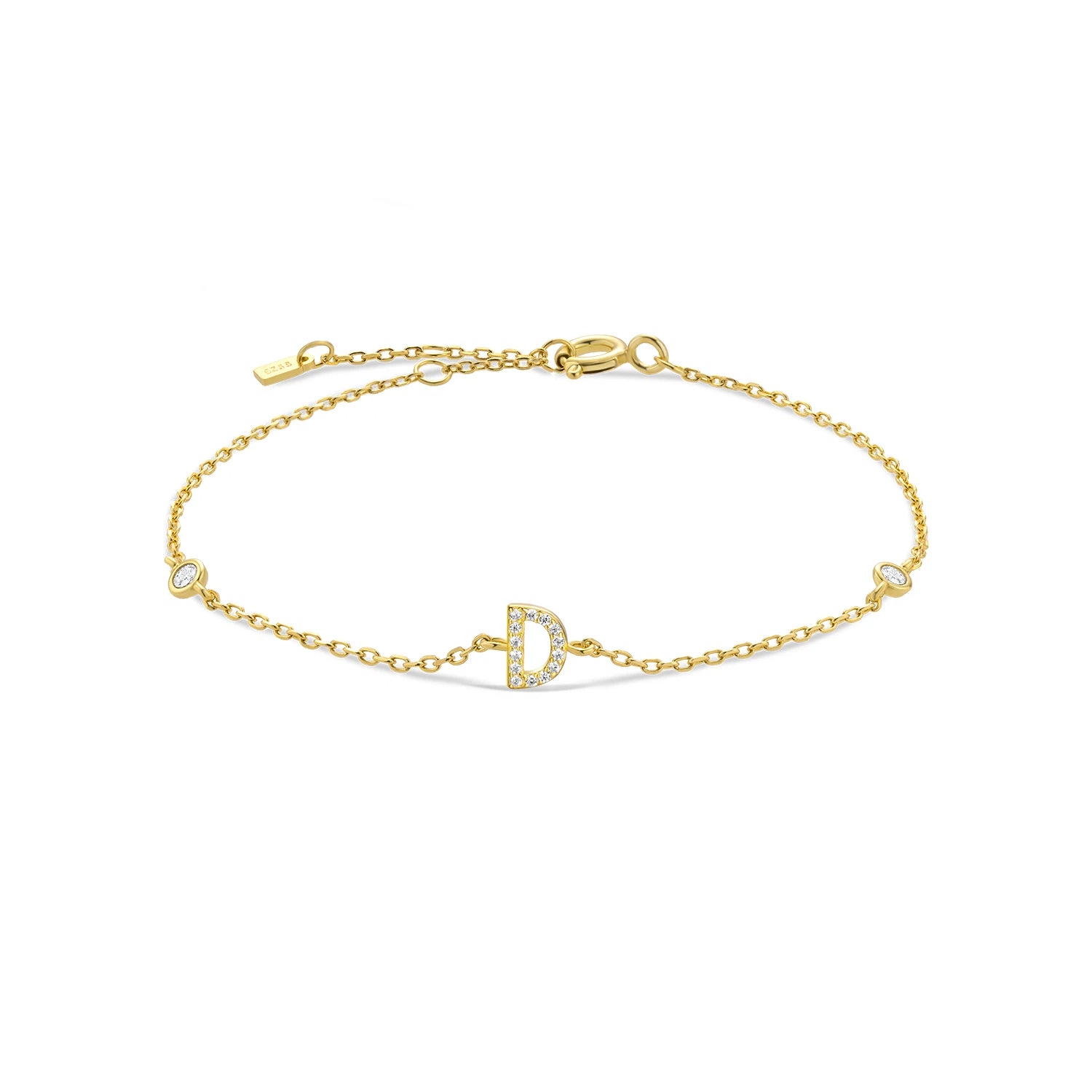 Initial Charm Bracelet