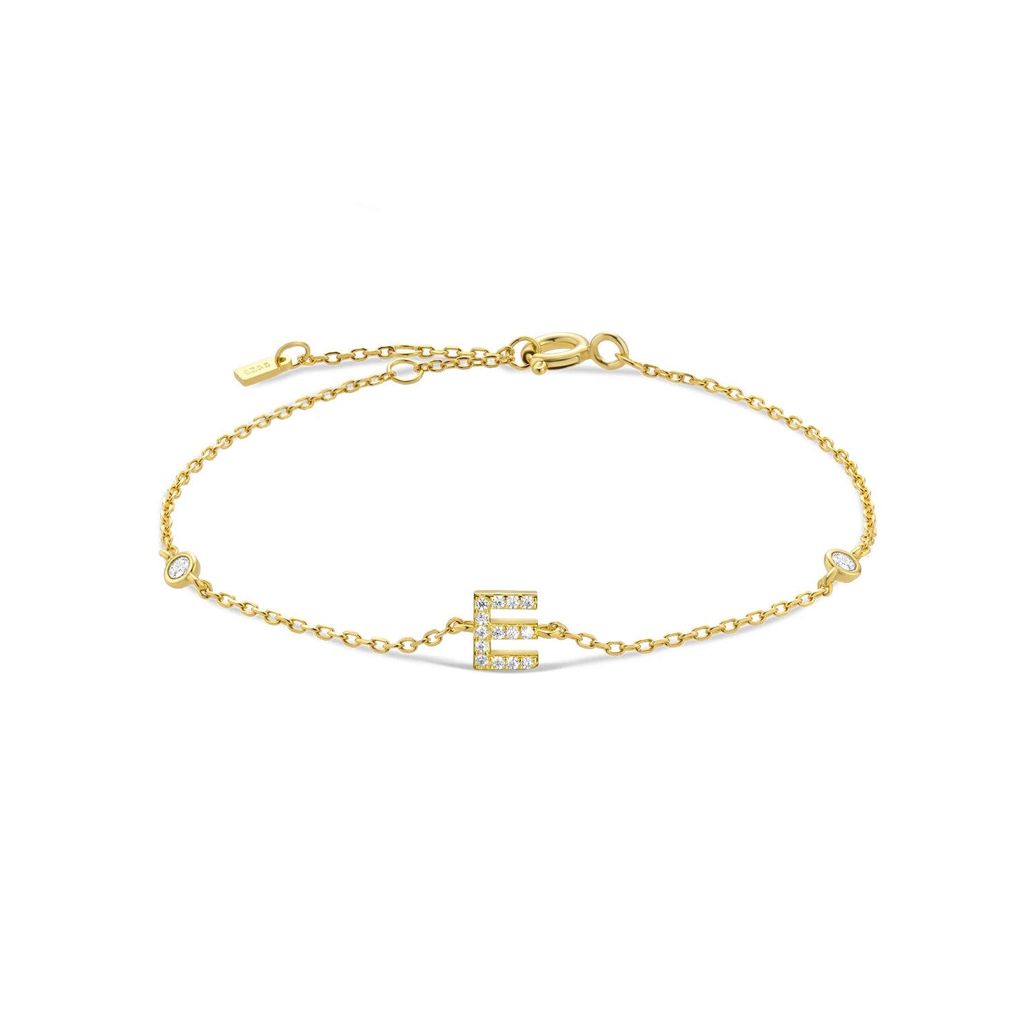 Initial Charm Bracelet