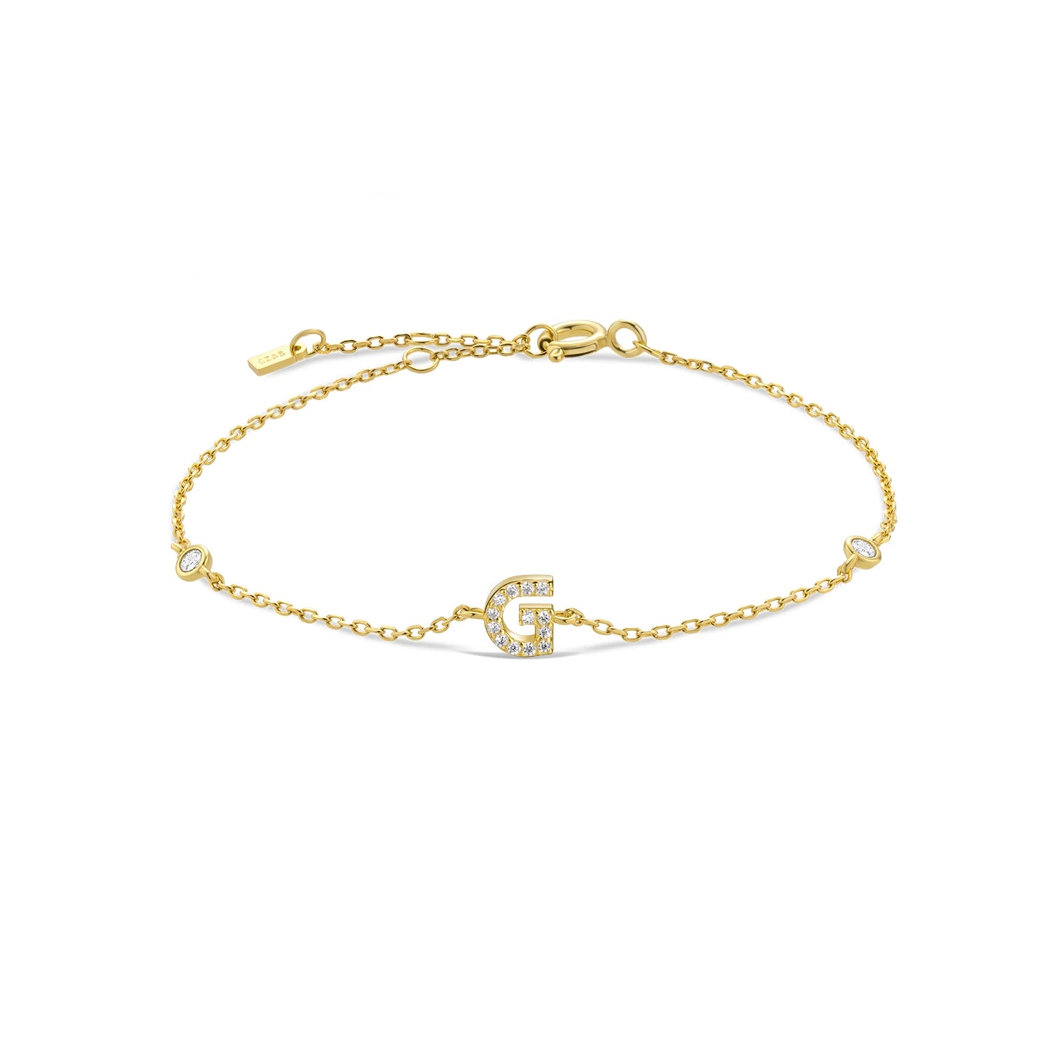 Initial Charm Bracelet