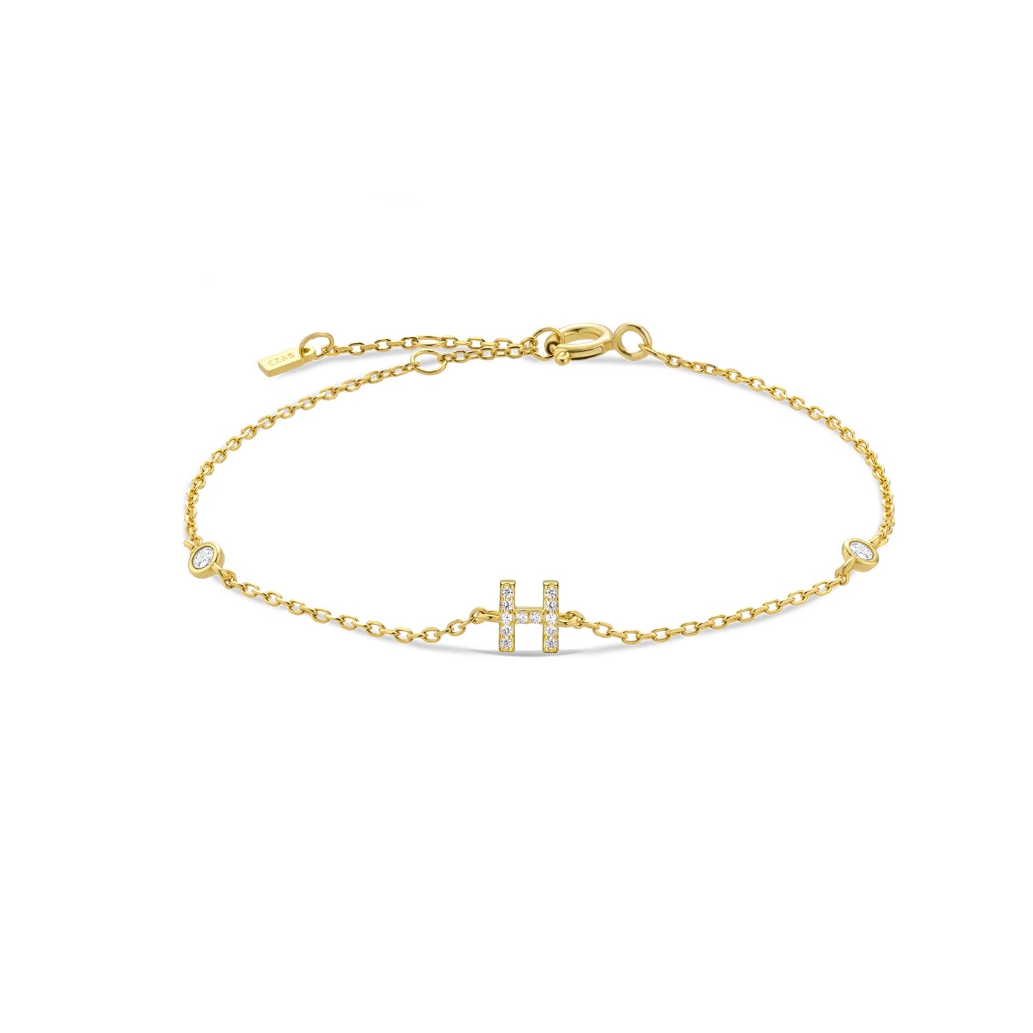 Initial Charm Bracelet