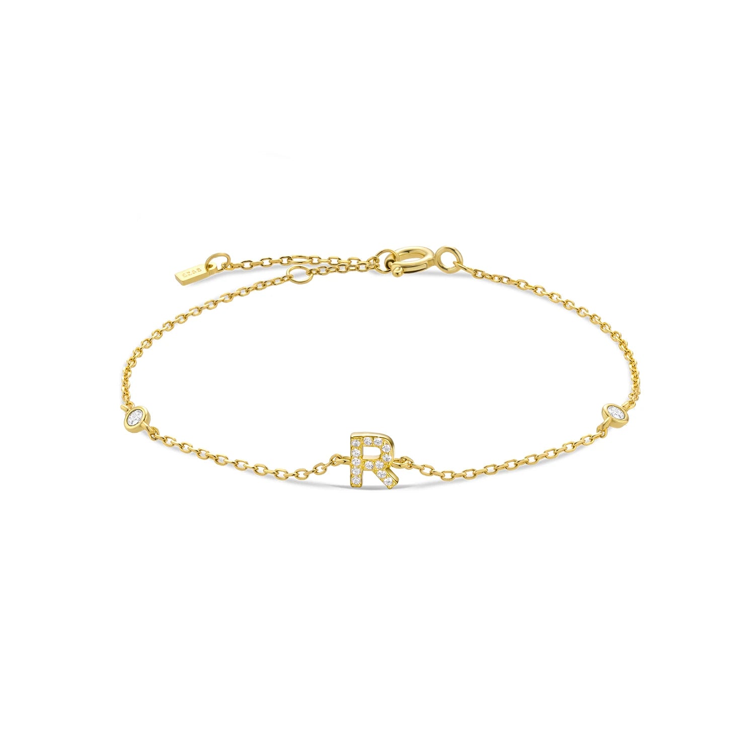 Initial Charm Bracelet