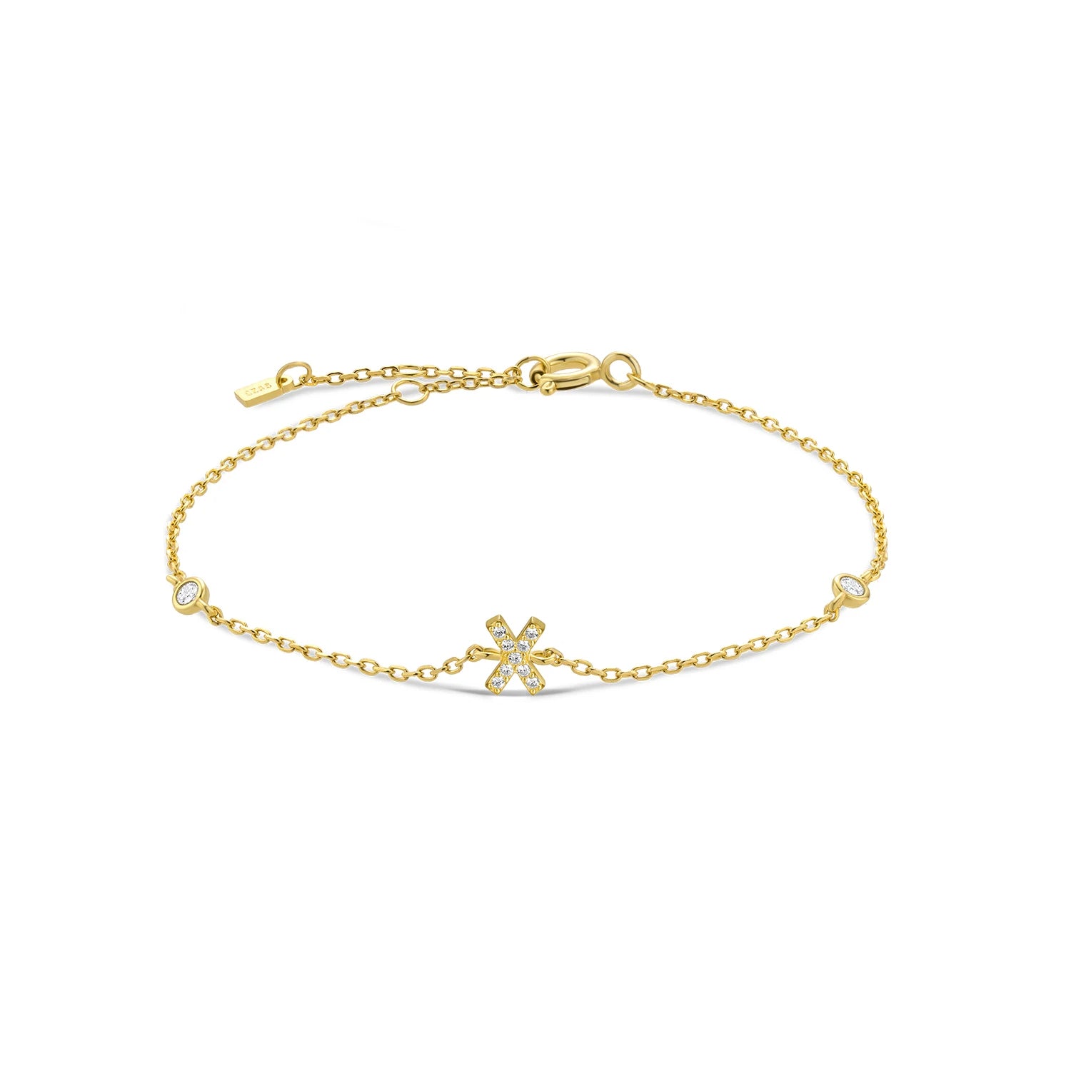 Initial Charm Bracelet
